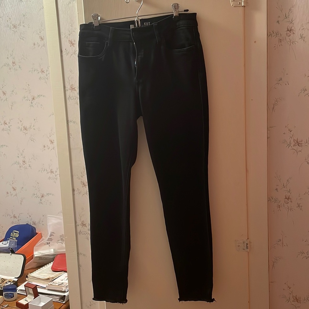 Kut From The Kloth Black Jeans Size 6